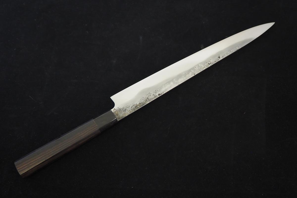秋友 義彦作 包丁 甲伏牛刀柳刃型300 日本刃物総本店 秋友 義彦作 包丁 甲伏牛刀柳刃型300 日本刃物総本店