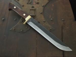 The 2nd HONJYOJI kohsiki Hunting knife 195mm・Double Bevel Custom collabo