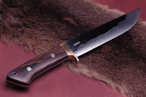 Hunting Knife Koubuse  195mm Double Bevel Yoshihiki Akitomo