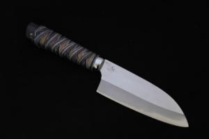 Small Cooking Knife 135mm・Double Bevel Yoshihiko Akitomo