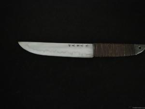 Swardsmith Shigehisa Takehana Tamahagane｢Katayamajiri｣ Shotou 150mm･Double Bevel