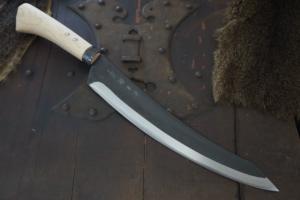 Hunting Knife ｢Tsurugi Yamagatana｣270㎜・Double Bevel  Kitae Matsumoto