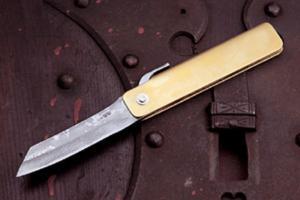 Seigen Damascus 「Seigen-higonokami-goshirae」65mm・Double Bevel