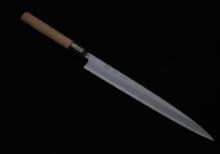 ステンレススチール 平刃刀 木製ハンドル 鞘付き Japanese Cutlery Pro Store