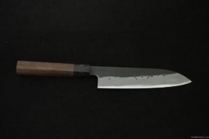 藤(Tou)  Honjyouji 2nd  Kurouchi  Santoku 170mm・Double Bevel