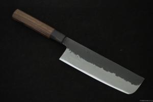 藤(Tou)  Honjyouji 2nd  Kurouchi  Nakiri 170mm・Double Bevel