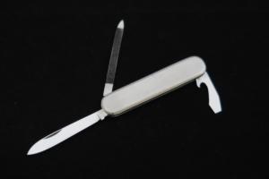 Vintage Moede Solingen Multi-3Blade Metal Handle Pocket Knife (1970s)［NEW］