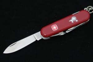 Old Wenger Swiss Army knife “The Cyclist”, new old stock !! （1980） New