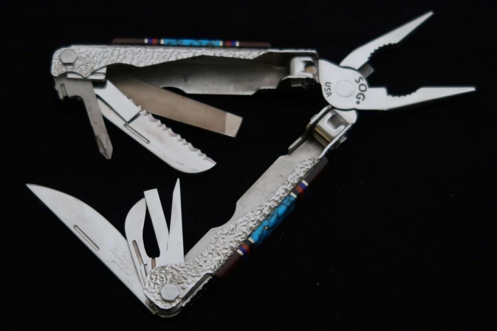 USA/Dave Yellowhorse Vintage SOG Speciality Knives Paratool USA/Dave Yellowhorse Vintage SOG Speciality Knives Paratool