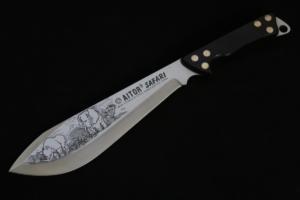 Vintage AITOR Hunting Safari Knife Black Mikaruta Without Box ［NEW］ （1985’s）