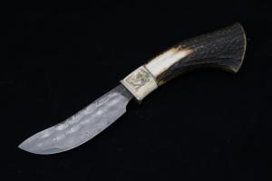 Hidetsugu Shimada  Hunting Damascus Stag Handle (1980s）