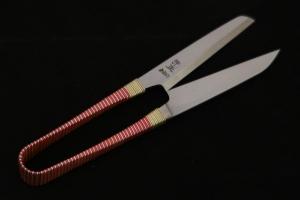 Vintage Japanese Superior-level Spring Scissors 150㎜ wrapped a cel   “AOI“ in 1980’s