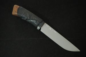 Kitae Matsumoto　Loveless type  Japanese Straight hunter Knife 135㎜・Double Bevel①