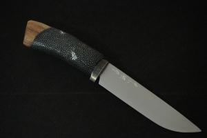 Kitae Matsumoto　Loveless type  Japanese Straight hunter Knife 135㎜・Double Bevel③