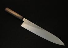 牛刀　本焼包丁　富士波紋　9寸 本焼包丁の紋模様を富士山で表現した本焼の「富士山」シリーズ