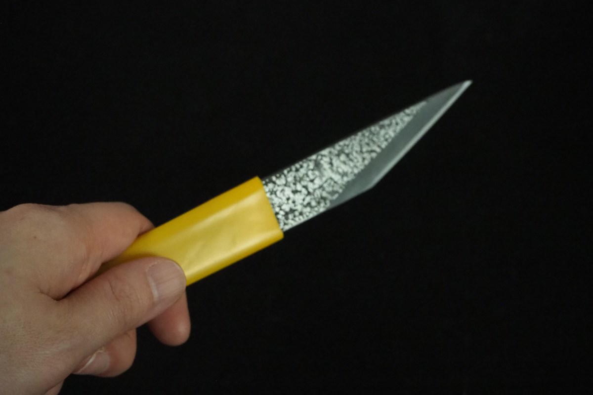 Vintage Japanese Kiridashi Small Handmade Signed 多研 Carving Knife 6” –  Shogun's Gallery