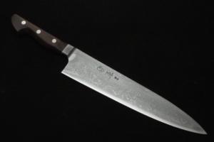 Shigefusa Iizuka  Tanji Gyuto(Western style) with bolster 210㎜・Double bevel（桐箱入り）