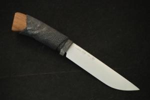 Kitae Matsumoto　Loveless type  Japanese Straight hunter Knife 135㎜・Double Bevel④