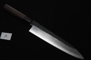 藤(Tou) Yoshihiko Akitomo  Damascus Midare-montan  Gyuto240㎜・Double bevel(A)