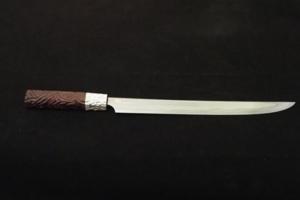 Swordsmith・Sakuma Akihiro　Tamahagane kitchen knife 310mm  Notare