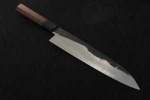 藤(Tou) Yoshihiko Akitomo Damascus Midare-montan Gyuto240㎜・Double bevel