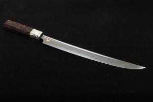 Swordsmith・Sakuma Akihiro　Tamahagane kitchen knife 310mm  Gonomemidare