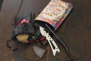 藤(Tou) collaboration  Outdoor west-bag remake  Fire starter set