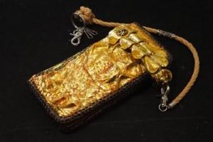 藤(Tou) collabo Remake Crocodile wallet  Fire starter set