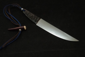 Tamahagane hunting knife  135㎜　modern Swordsmith・Akishige